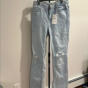 ZARA NWT Slim Flare Jeans